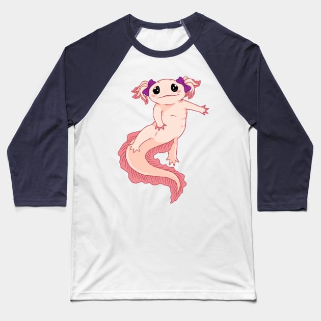 Charlotl Baseball T-Shirt by Spikybot